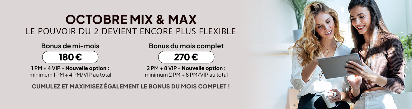 Fra bel power of 2 mix and max october vibe banner 092526 v1
