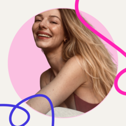 Fliederfarben rosa t%c3%bcrkis einfach professionell handlungsaufruf linkedin profilbild